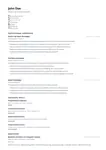 Technical Resume preview